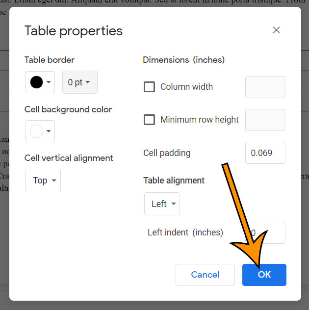 Nominal Willing Lost How to Remove a Table Border in Google Docs - SolveYourDocuments