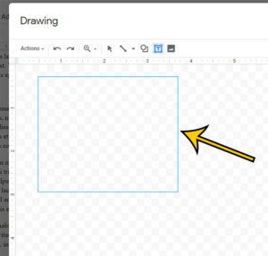 how to move insert text box in google docs