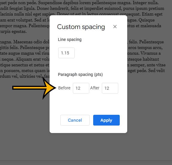 how to remove space between paragraphs in Google Docs